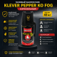 Газовий балончик Klever Pepper KO Fog аерозольний. Об’єм - 40 мл